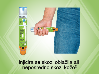 Način uporabe avtoinjektorja EpiPen®